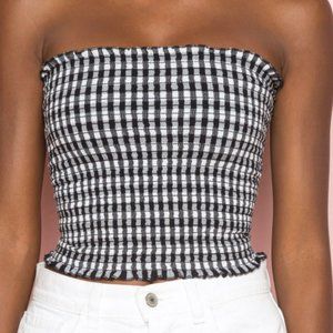 Brandy Melville Gingham Tube Top